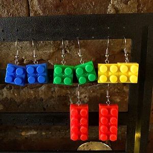 Lego Earrings